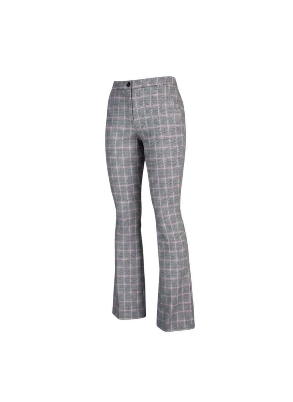 Halogen Plaid Flare Trousers Size 6
